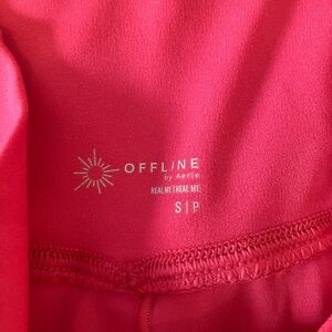 Pink aerie workout set